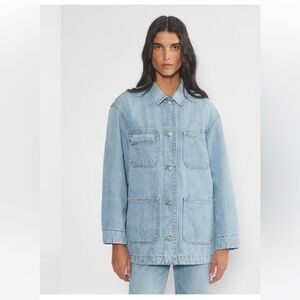 NWOT Aritzia Denim Forum The ’90s Denim Chore Coat